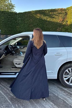 Üçlü Çizgili Double Takım - Lacivert