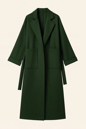 Kuşaklı Kaşe Kaban - Zümrüt