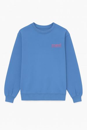 3 iplik Sweatshirt -Mavi