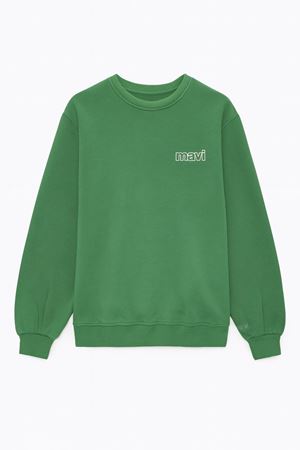 3 iplik Sweatshirt -Yeşil