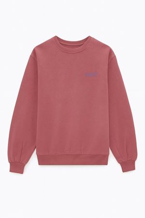 3 iplik Sweatshirt -Gül Kurusu