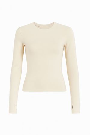 Parmak Geçirmeli Body -Vizon