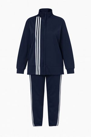 Üç Çizgili Eşofman Takımı - Lacivert