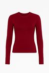 Parmak Geçirmeli Body - Bordo